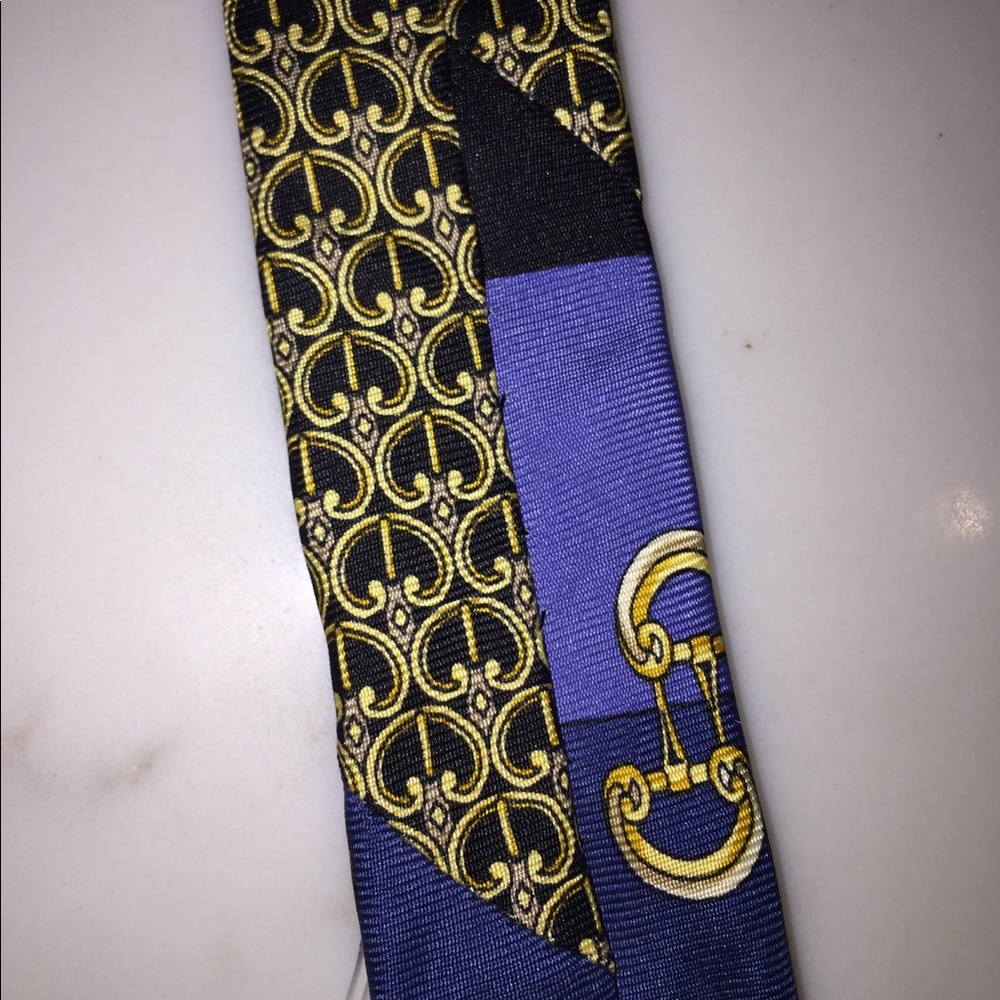 Paolo Gucci tie blue multiprint unverified - Picture 5 of 8